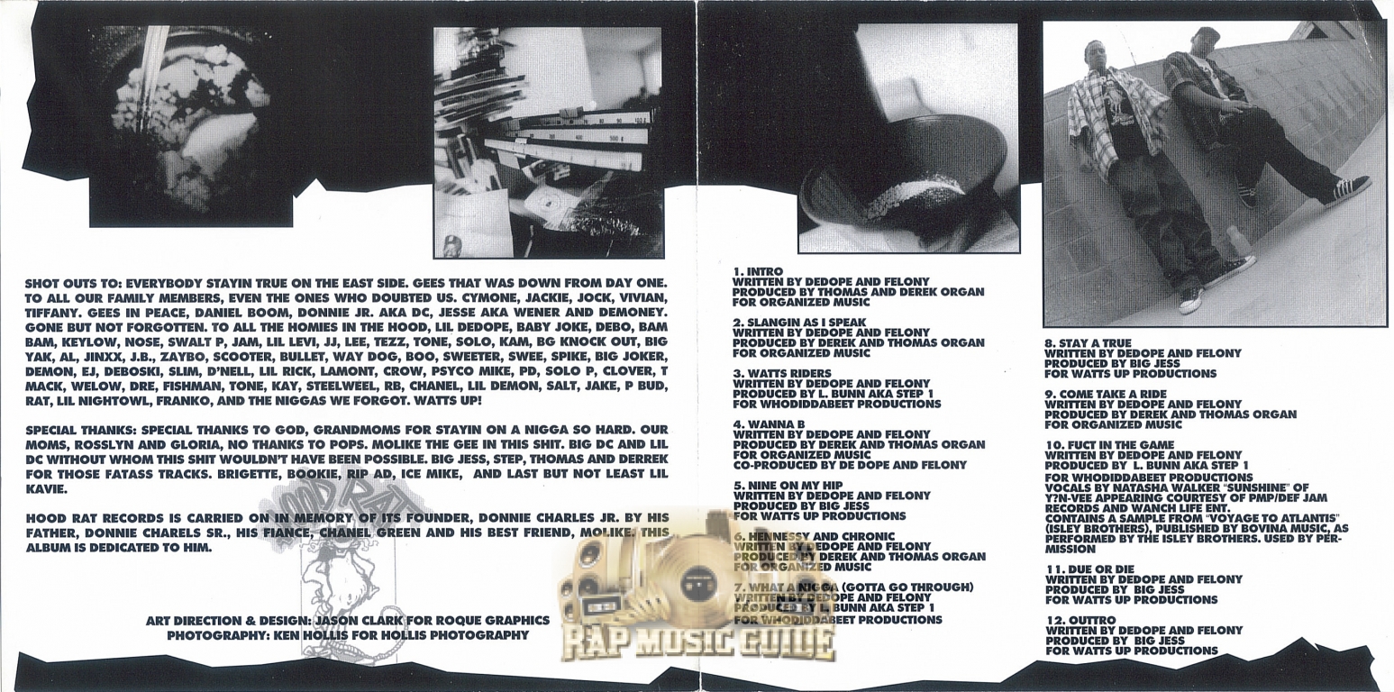 Watts Gangstas - The Real: CD | Rap Music Guide